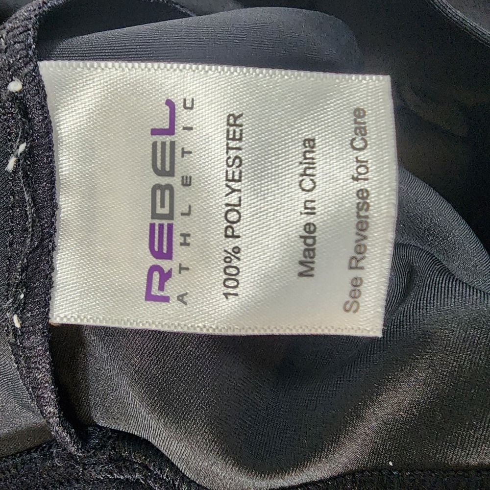 Rebel Athletic Black Pleated Cheer Skirt Adult XL U212 03D RR2136BK - Picture 5 of 9